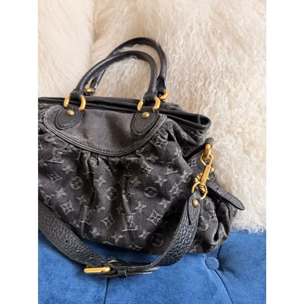 Louis vuitton Denim Neo Cabby MM Black